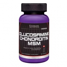 Хондропротекторы Ultimate Nutrition Glucosamine + Chondroitin + MSM 90 таб