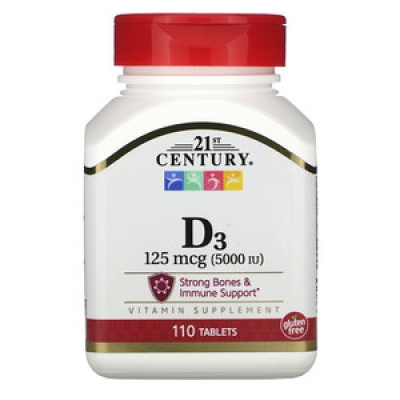  21st Century  D3 5000 ME 125 mcg 110 