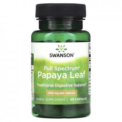  Swanson Papaya Leaf 400  60 